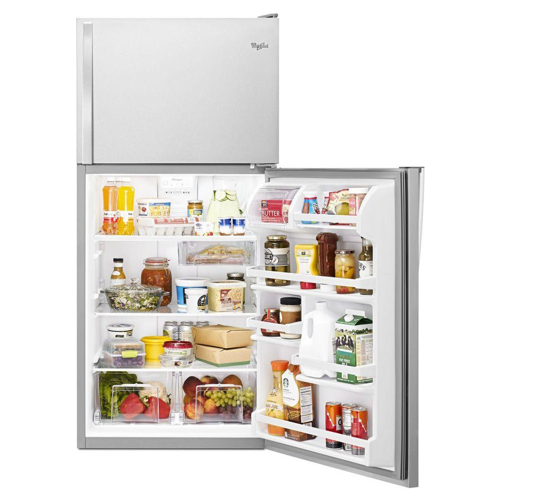 Whirlpool 18.2 cu. ft. Top Freezer Refrigerator in Monochromatic